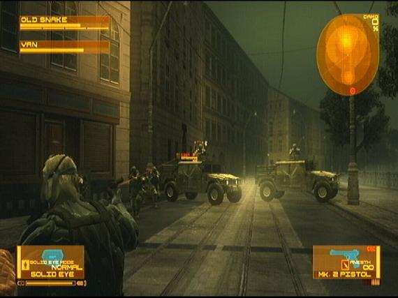 This is a three-part chase sequence. You can fire a weapon while on Big Mama s bike but it must be a one-handed weapon.