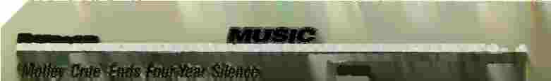 www.mericnrdiohistory.com 26. R &R Februry 18, 1994 MUSIC `Motley Crue' Ends Four -Yer Silence Motley Crue return with their first new studio record in four yers.
