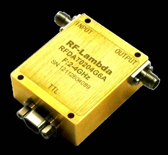 7 65 6 55 5 5 35 3 25 2 5 5 Frequenc y (GHz) 2- Attenuation Value Insert. Loss 3.dB typ. 3.5dB max.