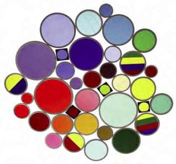 COLOR MEDIA COLOR FILTERS As the foremost innovator in accent lighting, LSI offers a complete range of permanent fade-free glass color filters, which are available in nine stock diameters.