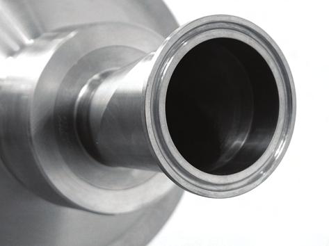 Connection options A range of flanges up to ASME 600 / PN100. Supports a wide range of industry standard hygienic connections.