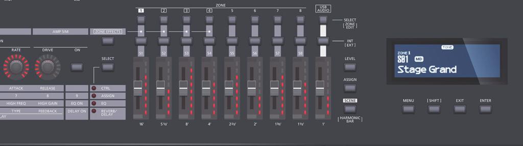 Using the RD-2000 as a Master Keyboard By connecting an external MIDI device to the MIDI OUT connectors on the RD-2000 s rear panel, you can then control the external MIDI device from the RD-2000.