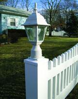 Accents A wide variety of accessories are available. Create simple or dramatic accents to any yard or fencing project.