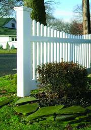 Our Victorian and Through Picket fences include a reinforced bottom rail for extra strength.