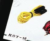 5 mm plug) n KES-5 EXTERNAL SPEAKER (40 W max input, requires KCT-60) n KCT-23 DC POWER CABLE n KCT-60 CONNECTION CABLE (D-sub 15 to Molex 15 Pin Connector) n KCT-18 IGNITION SENSE CABLE (requires