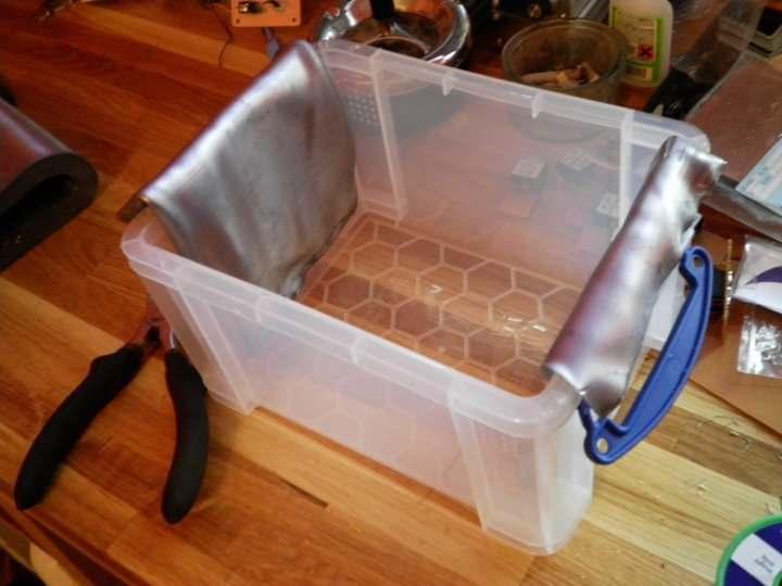 You will need a suitable container for your acid bath. Here i have a 3L container. Make sure its sturdy and not thin plastic like an ice cream tub.