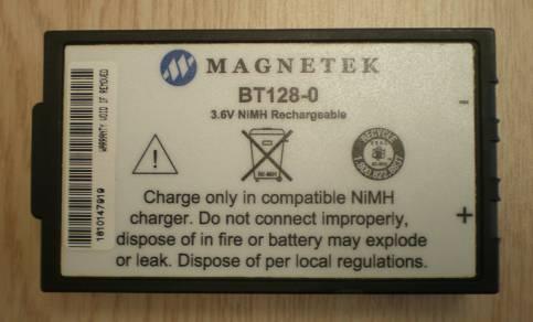 2 Optional NiMH Rechargeable Battery Pack (BT128) NOTE: If using the optional rechargeable battery pack BT128, review and become familiar with the rechargeable battery charger manual prior to use.