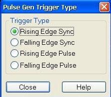 Figure 23: Calibration settings Common for both Option 1 and Option 2 Trigger Settings Channel >Sweep >Trigger >