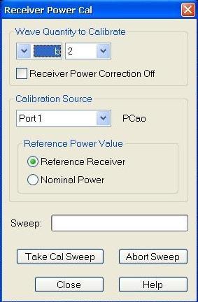 Calibration Power calibration 6.2.