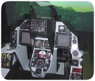 F-16 (LP) model features 3DOF motion platform.