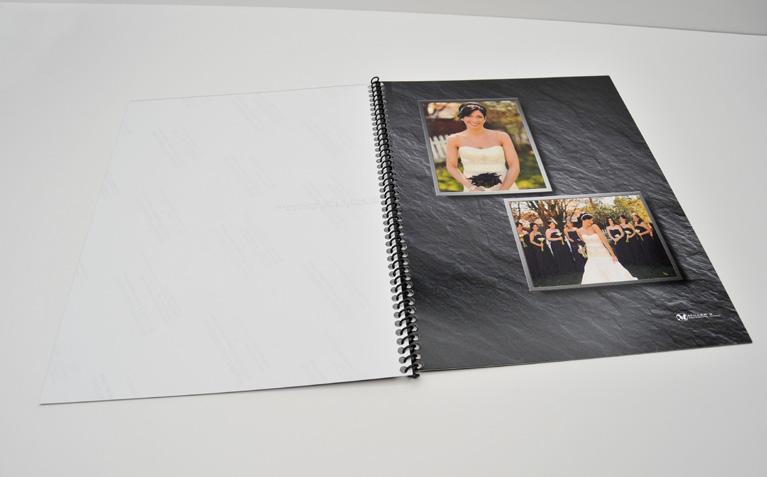 8x10 in size Matte or Semi-Gloss press paper available Choose black spiral binding or a hard cover bound book with a variety of