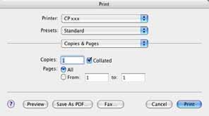 Setting the Printer Driver for Printing This section describes printing with modified printer driver settings.
