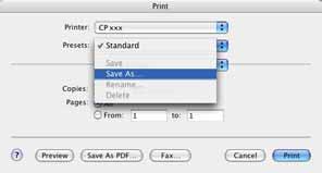 4 Select [Copies & Pages], and set the various options. When printing in the background, printing cannot be resumed if the printer runs out of paper while printing.