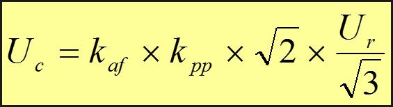 Transient Recovery Voltage TRV peak The peak value of TRV is calculated as follows: where k pp k af U r is the first-pole-to-clear