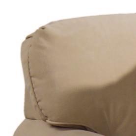 ordered in leather K B Back pillows are semi-attached CHOOSE A BASE OPTION G -