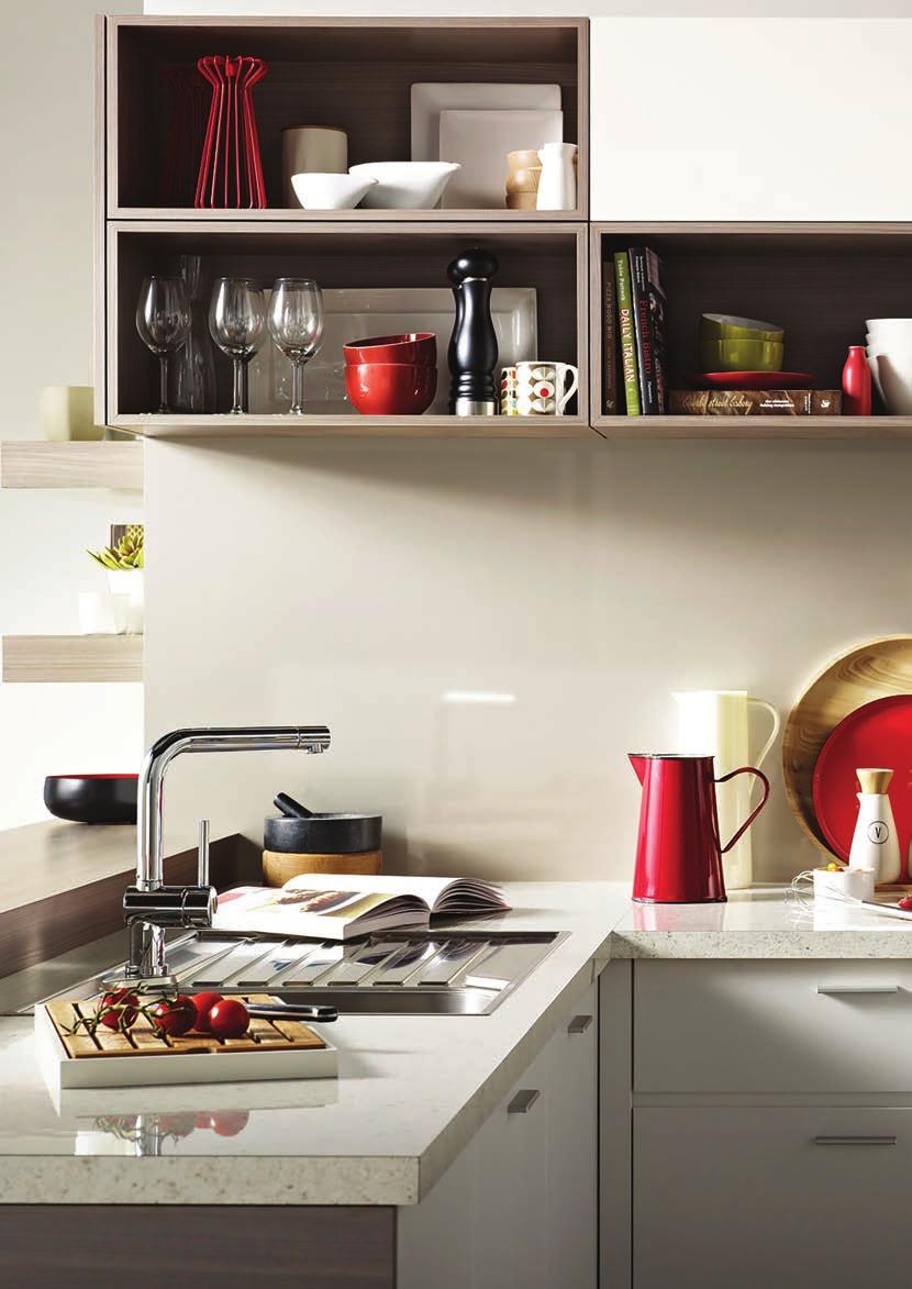FORMIC The variety and durability of Formica laminate makes it suitable for all lifestyles.