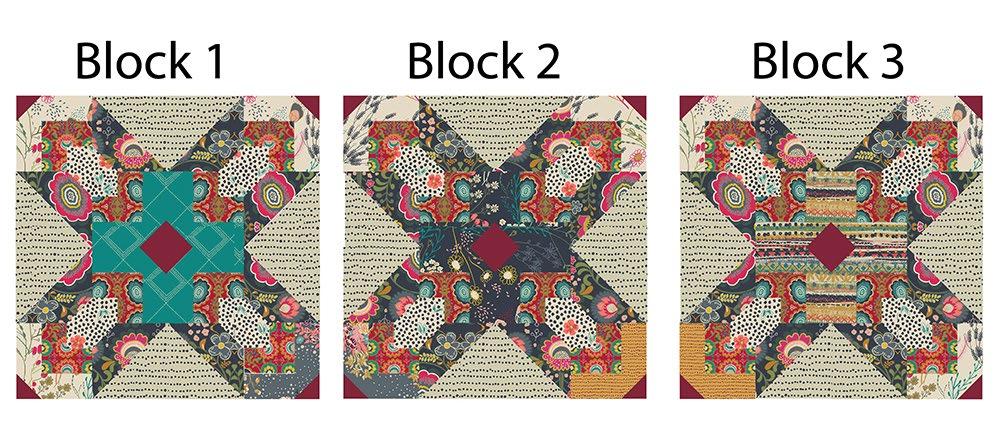 each quilt block and we are done with the quilt top! Follow the combinations below to complete the rest of the quilt blocks.