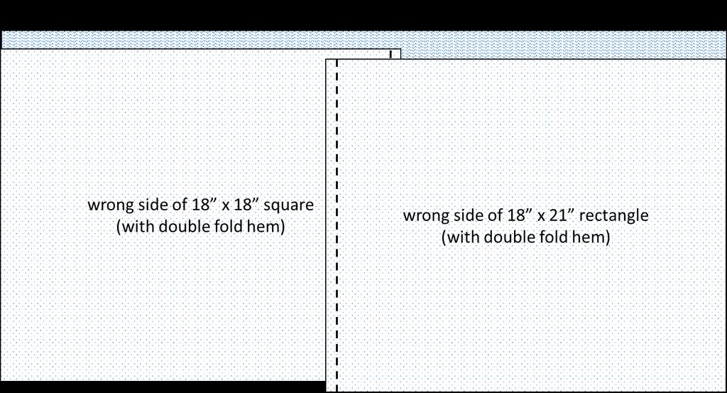 Step 3: Referring to the diagram at right, place the quilted FAMILY unit on your work surface, right side facing up.