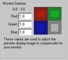 Monitor Gamma The Gamma dialog box allows you to adjust the appearance of the preview image within Nikon Scan.