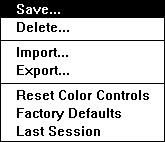 7.1 Saving Settings You can save the current Main dialog box settings in the Settings menu of Nikon Scan.