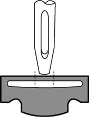 Cut elements square across the ends so there is a flush fit at the end clamp. Elements cut at an angle are at risk for leaks. (Fig.