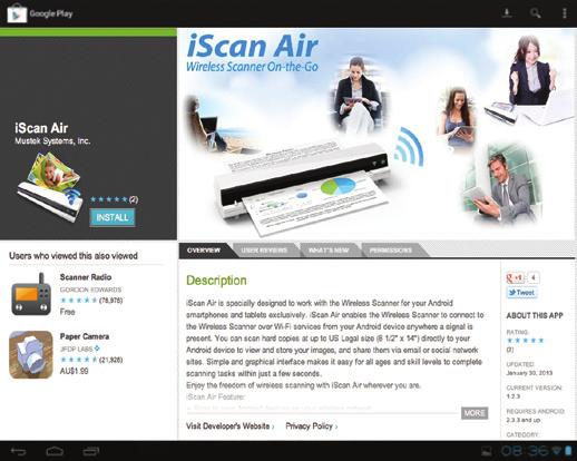 DOWNLOAD AND INSTALL ISCAN AIR APP FREE From Android mobile devices 1.