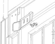 Install Gap Flaps on Doors 23.1: Install the Gap Flaps (FA & FB) inside each Door as shown.