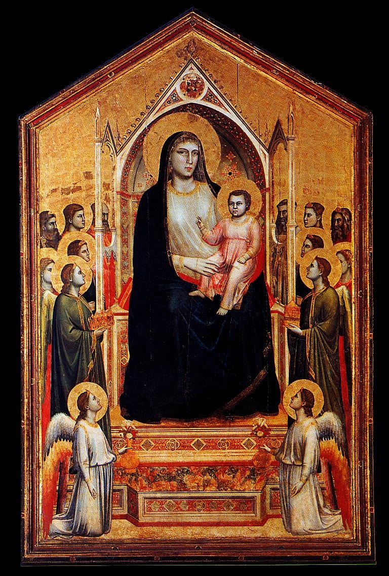 Giotto di Bondoone Madonna Enthroned ca.