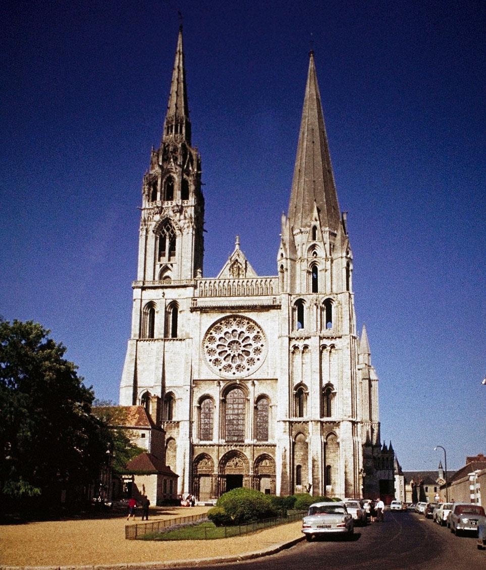 West facade of Chartres Cathedral