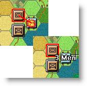 Select the T-34 tank units and use the drag-n-drop method to move the unit to the hex shown in the image at the left.