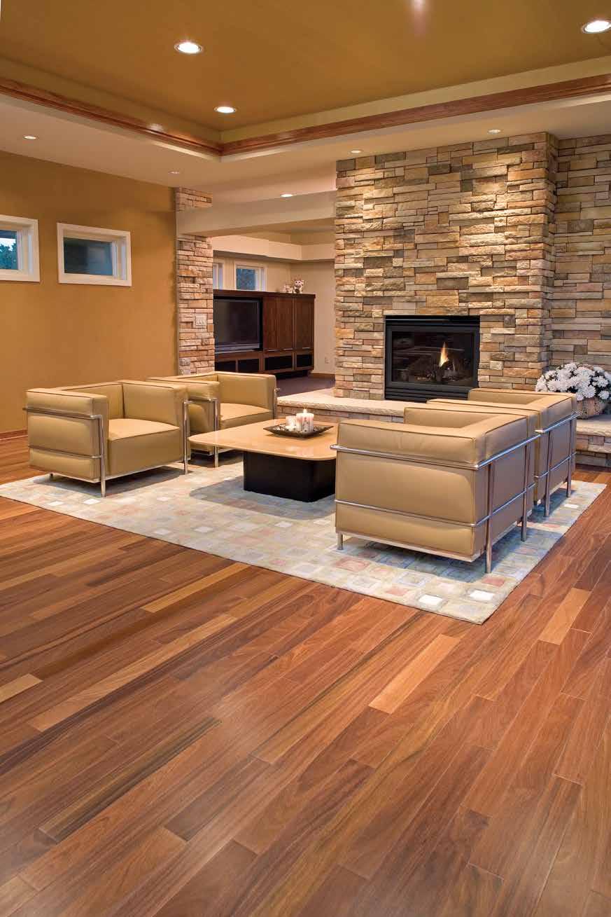Your floor. Lon s legacy. FROM THE MIDWEST S MOST TRUSTED NAME IN WOOD FLOORING. Superior milling for a flawless board-to-board installation Micro bevel on four sides Up to 8 ft.