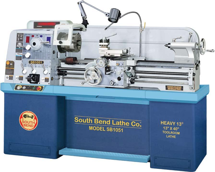 Heavy 13-13" x 40" Toolroom Lathe (EVS) This machine has been engineered from the ground up in the truest South Bend fashion and the results are extraordinary!
