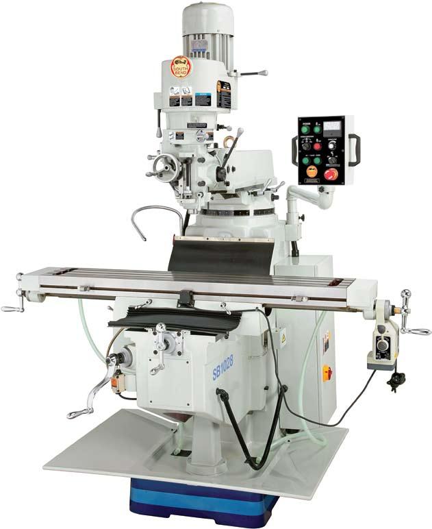 10" x 54" VARIABLE-SPEED VERTICAL MILLING MACHINE (EVS) This full featured 10" x 54" vertical milling machine is ideally suited for applications that require big capacity and high tolerances.