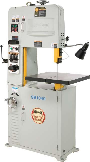 18" VERTICAL METAL-CUTTING BANDSAWS Designed and engineered to South Bend s exacting