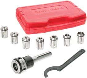 R-8 & MT #3 collet sets Get true South Bend quality and precision with one of these Quick Change Collet Sets.
