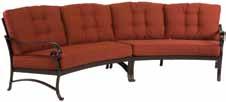 Bronze Sling Seat Support WDG Box & Welt Cushions #W3899 36