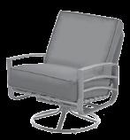 Skyway Deep Seating Aluminum Cushion Finish: GLST Fabric: G20, B97 Tables: Mayan ^ Lounge Chair Rocker shown has been discontinued. All current pieces are shown below.