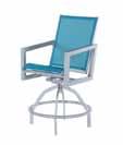 38 #W6378 Balcony Chair 24 25 43 25 32 #W6375 Bar Chair 24 25 49 31 38 #W6310 * Chaise Lounge SH 26 79 42 16 Collection Details Rust resistant, domestically milled aluminum Sandblasted & powder