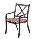 Seat #W5450 Dining Arm Chair (frame only) 21.5 25 36.