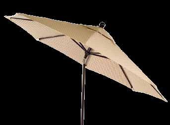 Umbrellas TAHITI MARKET UMBRELLA, 8 Fiberglass Ribs Profile Size: 7.5 9 & 11 Ribs: (8) 1/2 