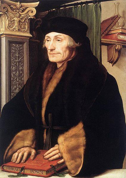 Portrait of Desiderius Erasmus of Rotterdam humanist