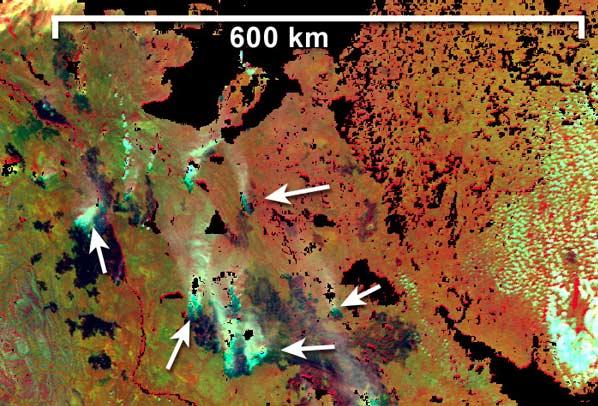 With Remote Sensing A satellite scans a very large area within seconds.