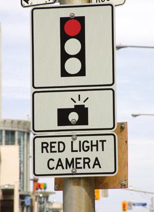 Radar POP Laser Red Light Cameras How Radar Works Traffic radar, which consists of microwaves, travels in straight lines and is easily reflected by objects such as cars, trucks, even guardrails and