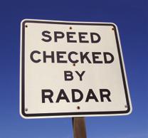 Using the Doppler Principle, the radar equipment then calculates your speed by comparing the frequency of the reflection of your car to the original frequency of the beam sent out.