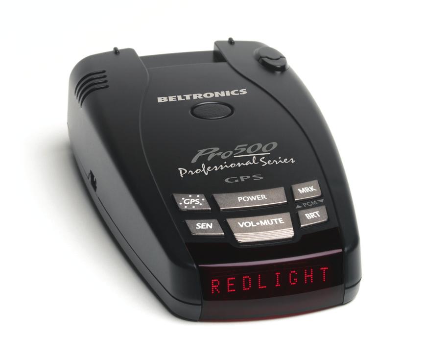 Congratulations Quick Reference You ve just purchased the most sophisticated radar and laser detector in the world the Beltronics Pro500.