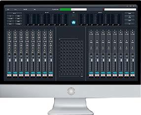 With powerful, programable DSP features such as EQ, HP/LP-crossover, Limiter, ducker, auto-gain, comptressor, automixeraec.