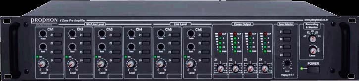 19 zone-mixer matrix & media player PM102 - Pre-amplifier Zone matrix mixer 10 Input / 2 zone output PM102-19 zone matrix mixer with 10 input and 2 zone output Each input channel features a select