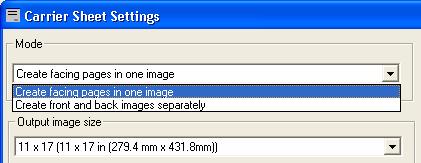 3.3.1. Create facing pages in one image This mode is for scanning a document larger than A4 size, such as A3/B4/11 x 17.