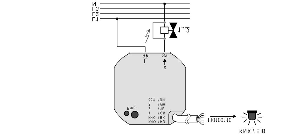 Functional description Figure 26: Short-circuit and overload detection in case of fault in valve output or valve drive Short-circuit and overload detection with switch-off and testing operation: As