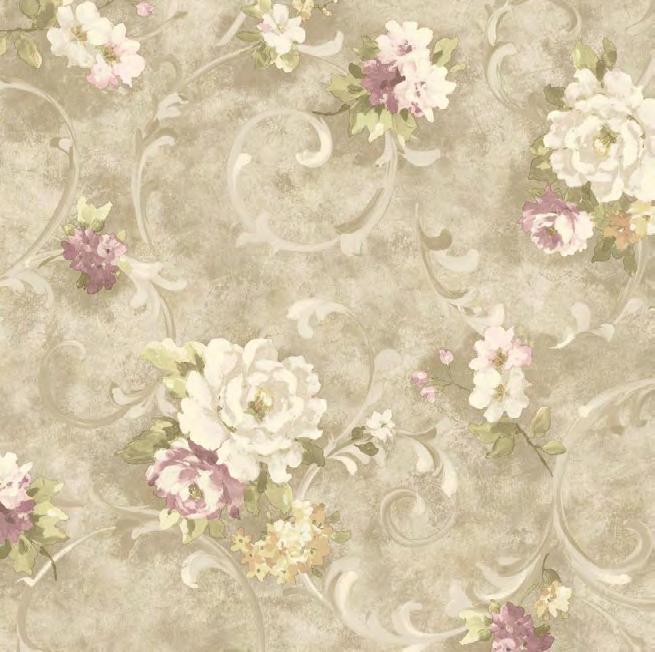 This versatile paper has the ability to work in tandem with many more ornate designs such as Painterly Bouquet and Painterly Scroll in selections like pale grey, aqua, and pale peach.